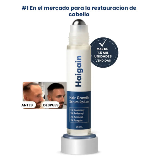 Recupera tu línea del cabello  y forja un cabello  más abundante, grueso y fuerte ¡En sólo 2 semanas!