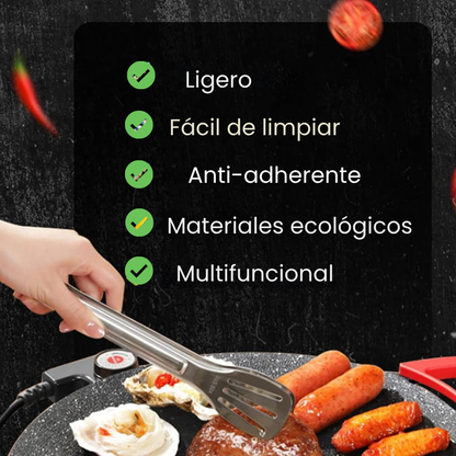 Mini Parrilla Electrica Portatil con control de Tempertaura